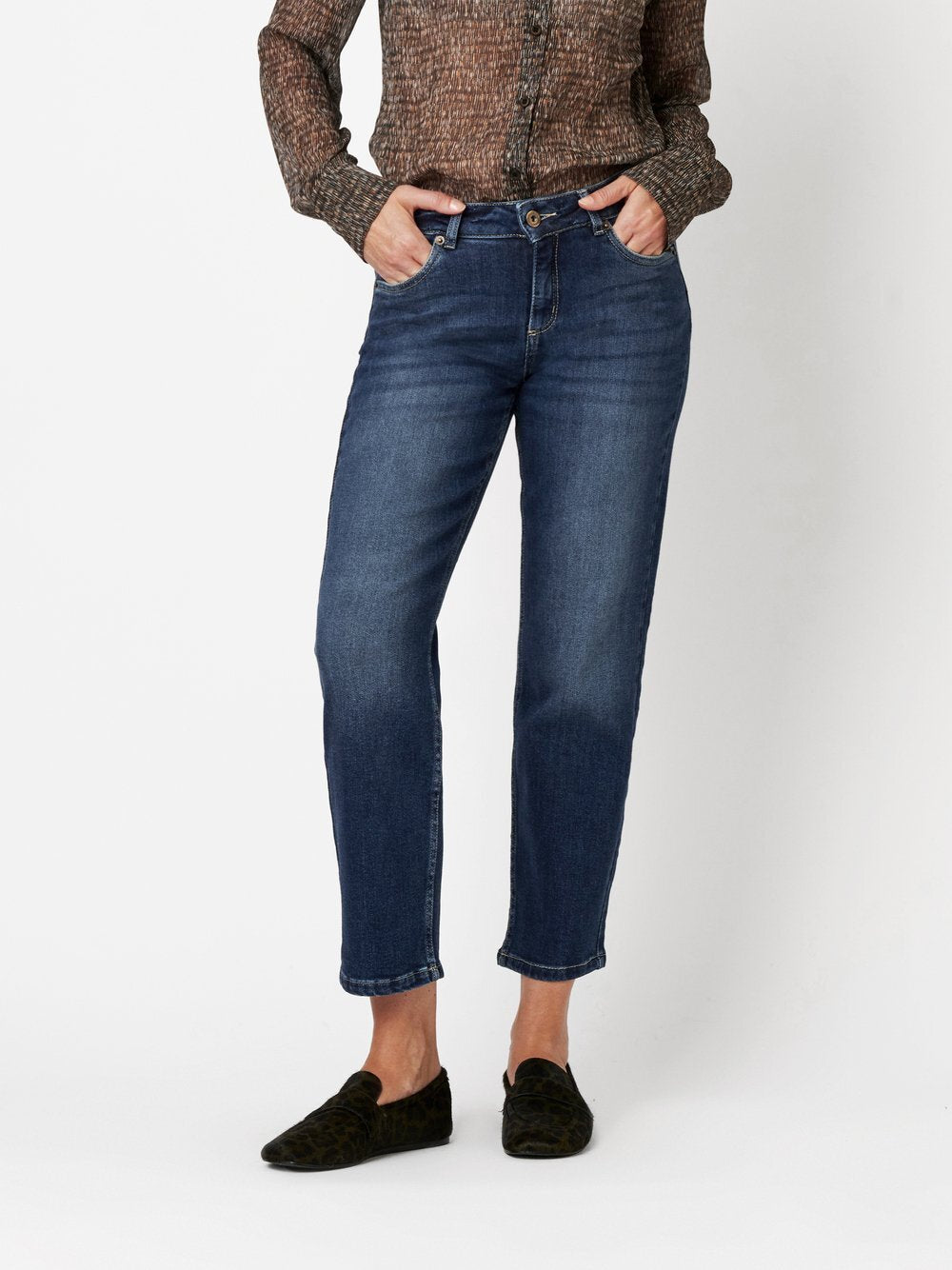 TONI Jeans Damen Baumwolle meliert