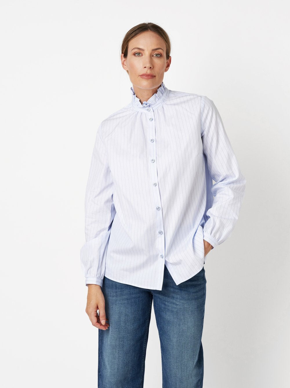 TONI Bluse Damen Baumwolle gestreift