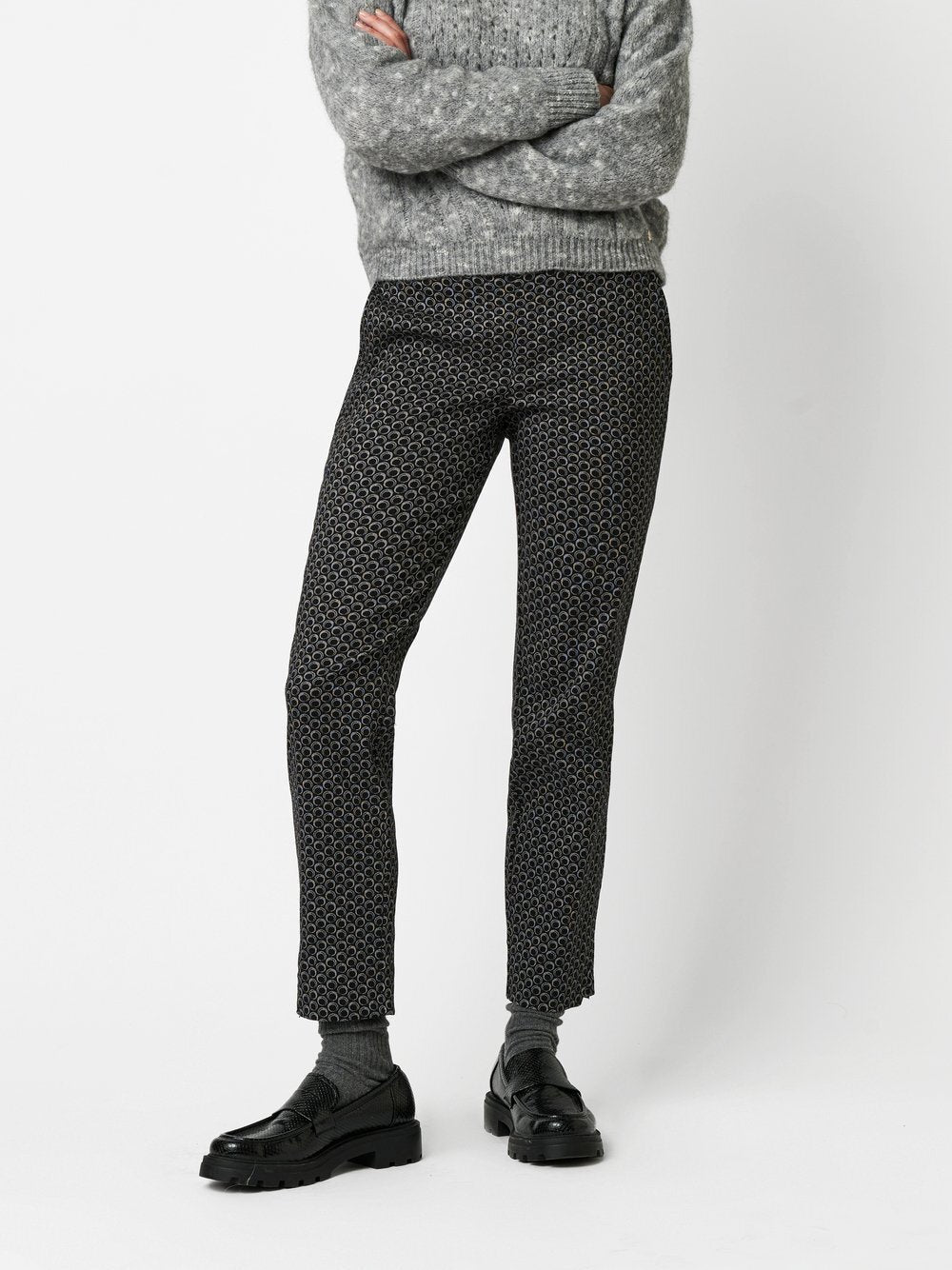 TONI Hose Damen Baumwolle gepunktet