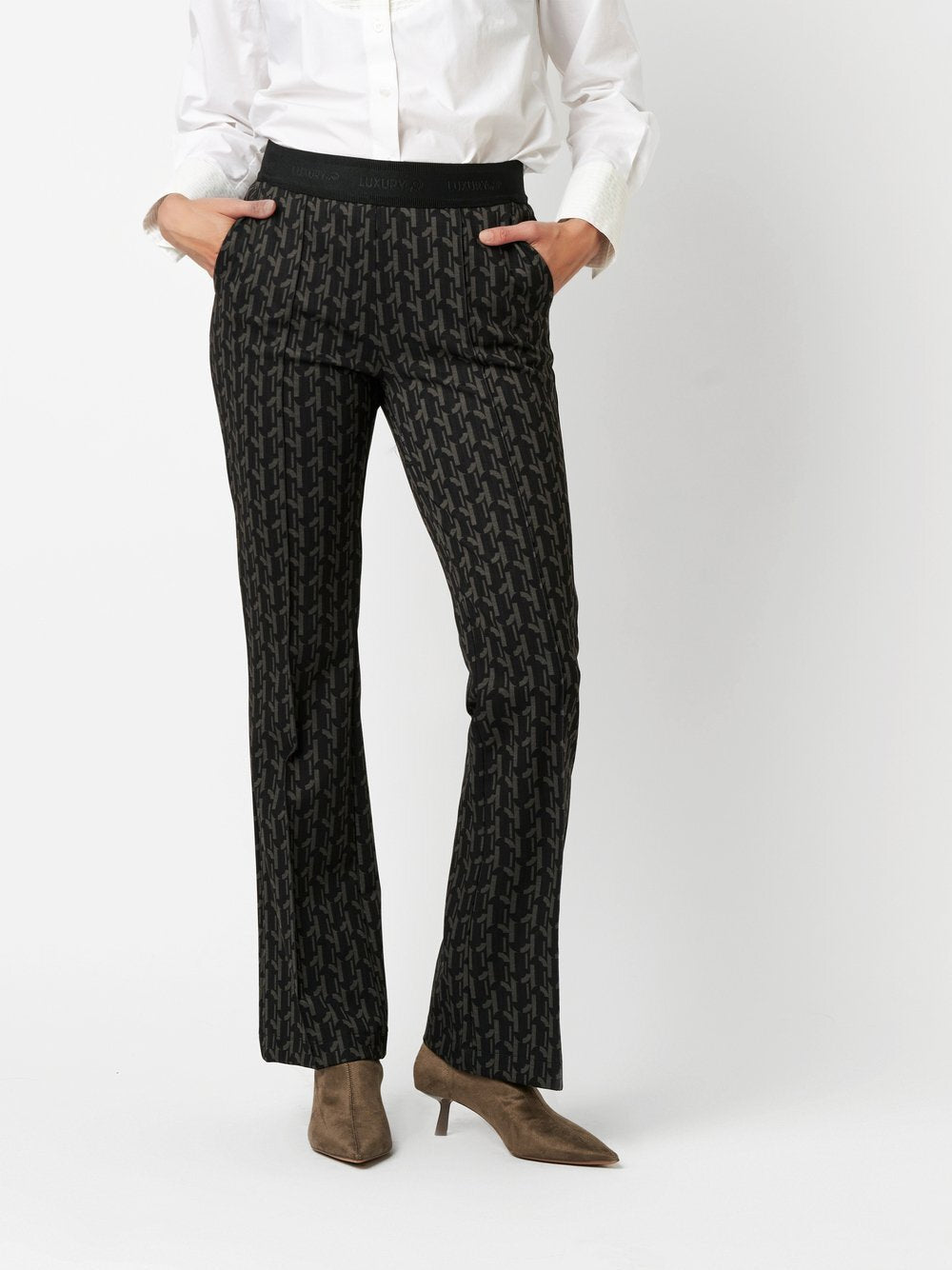 TONI Hose Damen Viskose gemustert