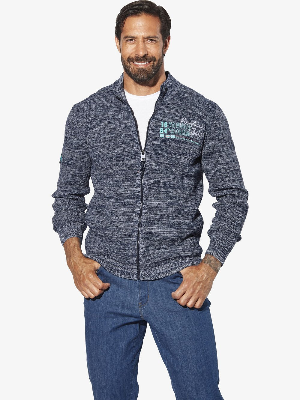 Jan Vanderstorm Steppjacke Herren Polyamid