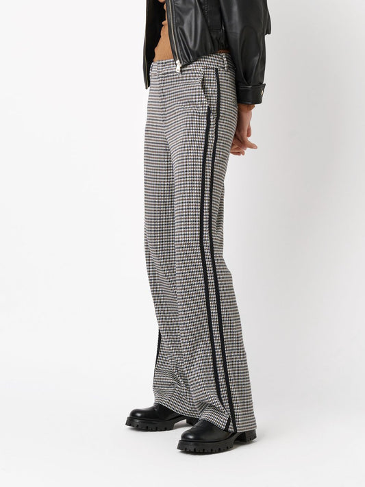 Rosner Hose Damen Viskose kariert