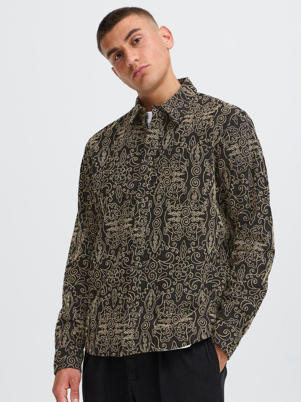 Kronstadt Hemdjacke Herren meliert