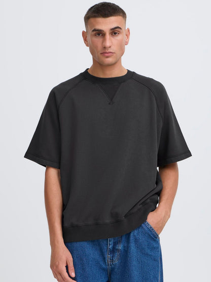 Solid T-Shirt Herren Baumwolle