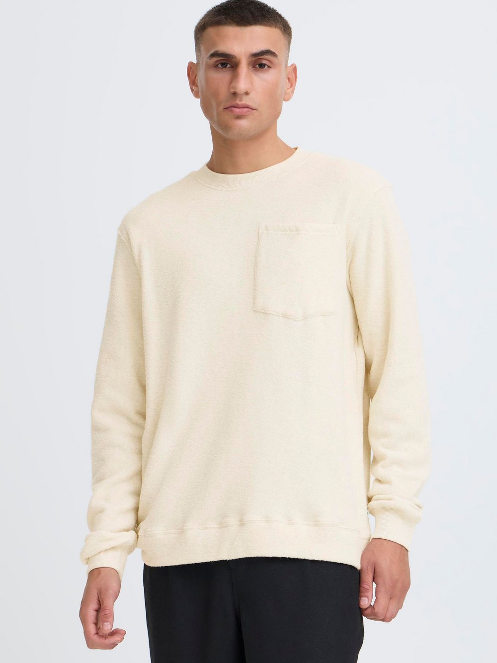 Solid T-Shirt Herren Baumwolle