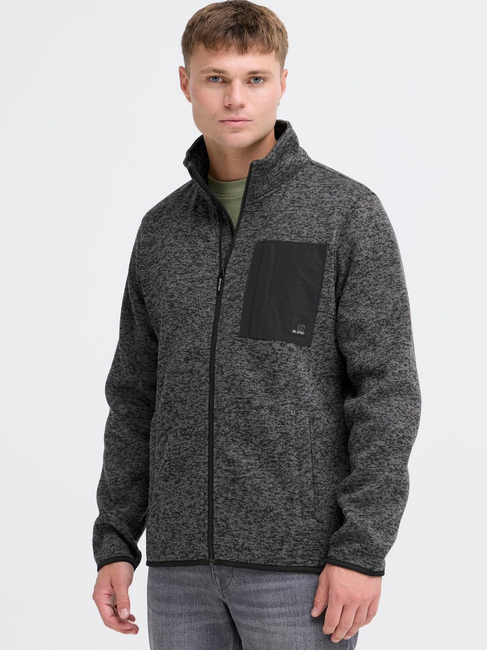 BLEND Fleecejacke Herren