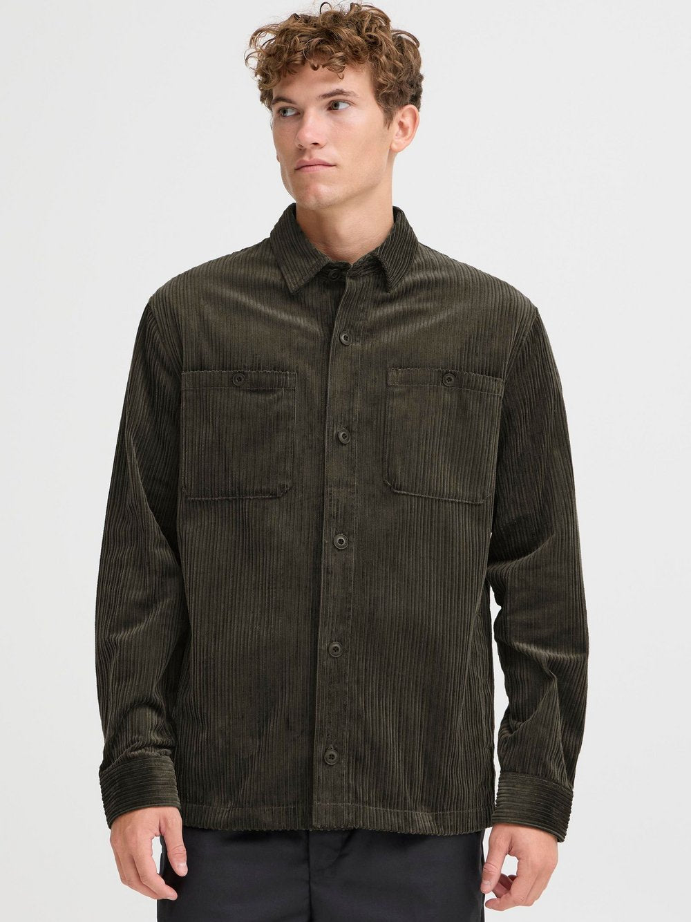 CASUAL FRIDAY Langarmhemd Herren Regular Fit Baumwolle