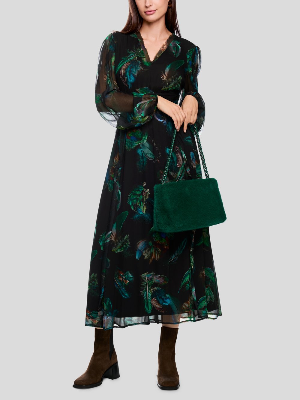 Marc Cain Kleid Damen Viskose bedruckt