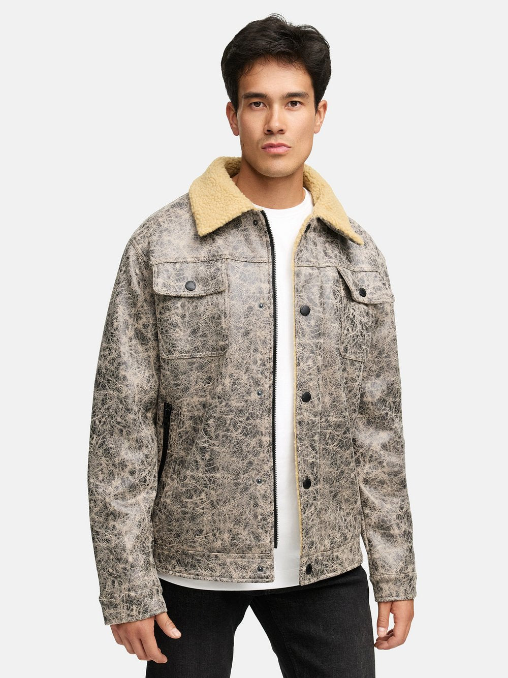 Indicode Übergangsjacke Herren gemustert