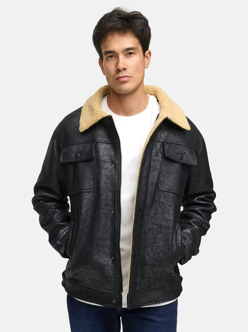 Indicode Übergangsjacke Herren gemustert