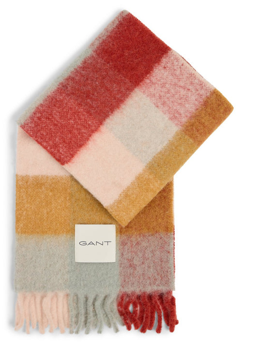 Gant Schal mit Alpaka-Anteil Damen Wolle kariert