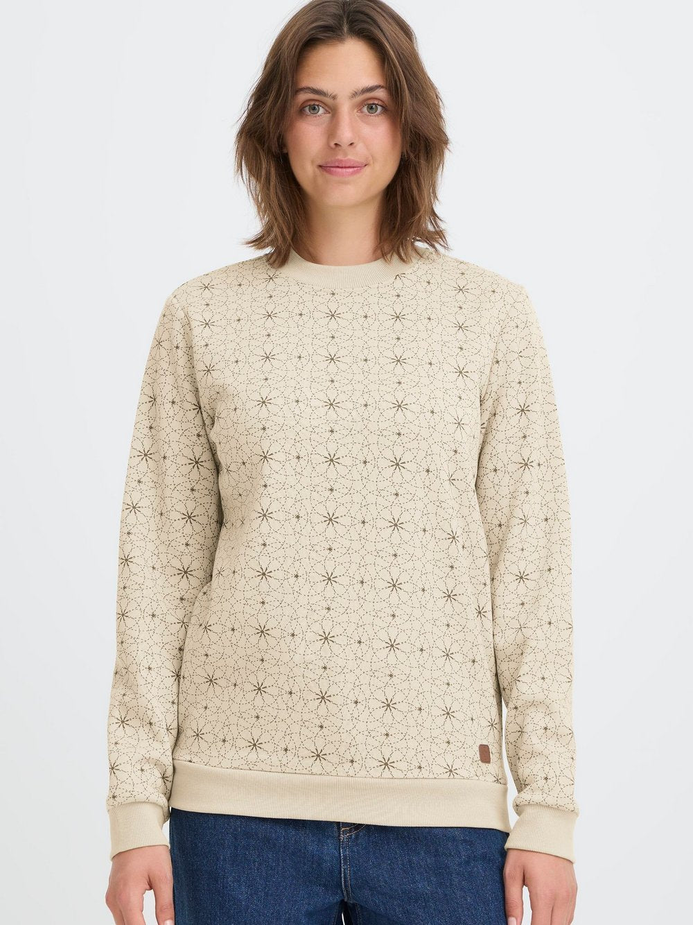 OXMO Sweater Damen bedruckt