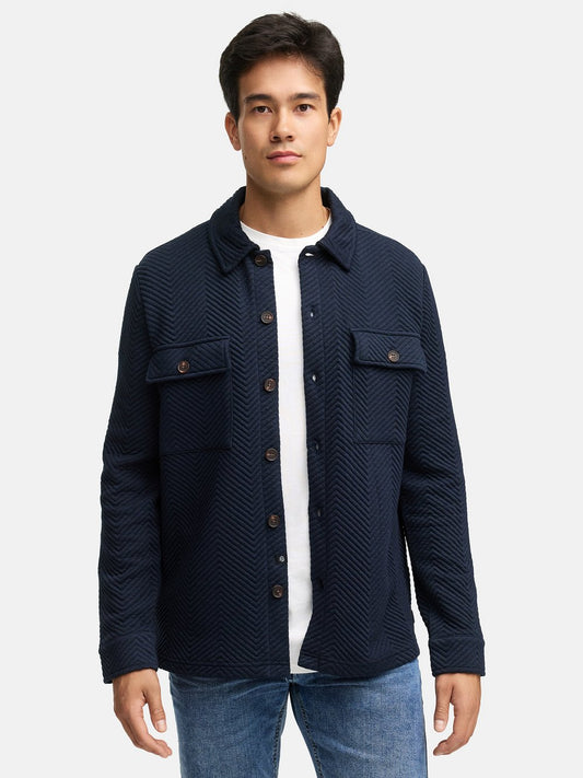 Indicode Hemd Herren Regular Fit strukturiert