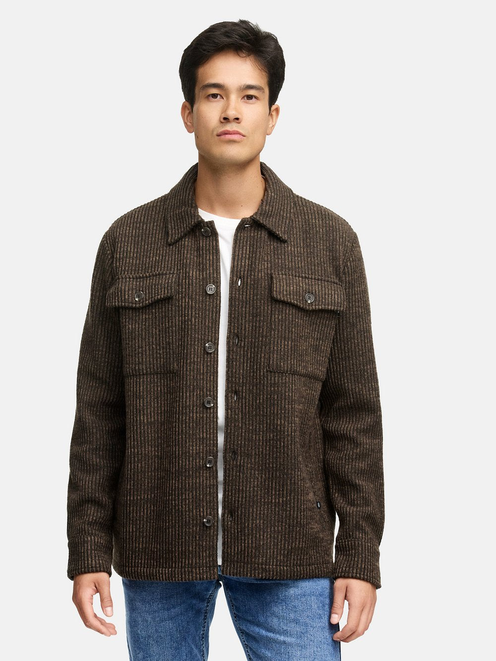 Indicode Hemd Herren Regular Fit strukturiert