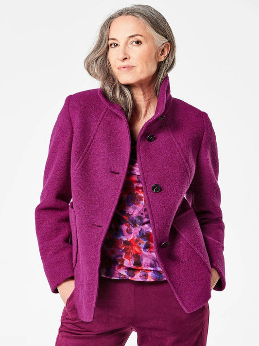 Goldner Wollmantel Damen