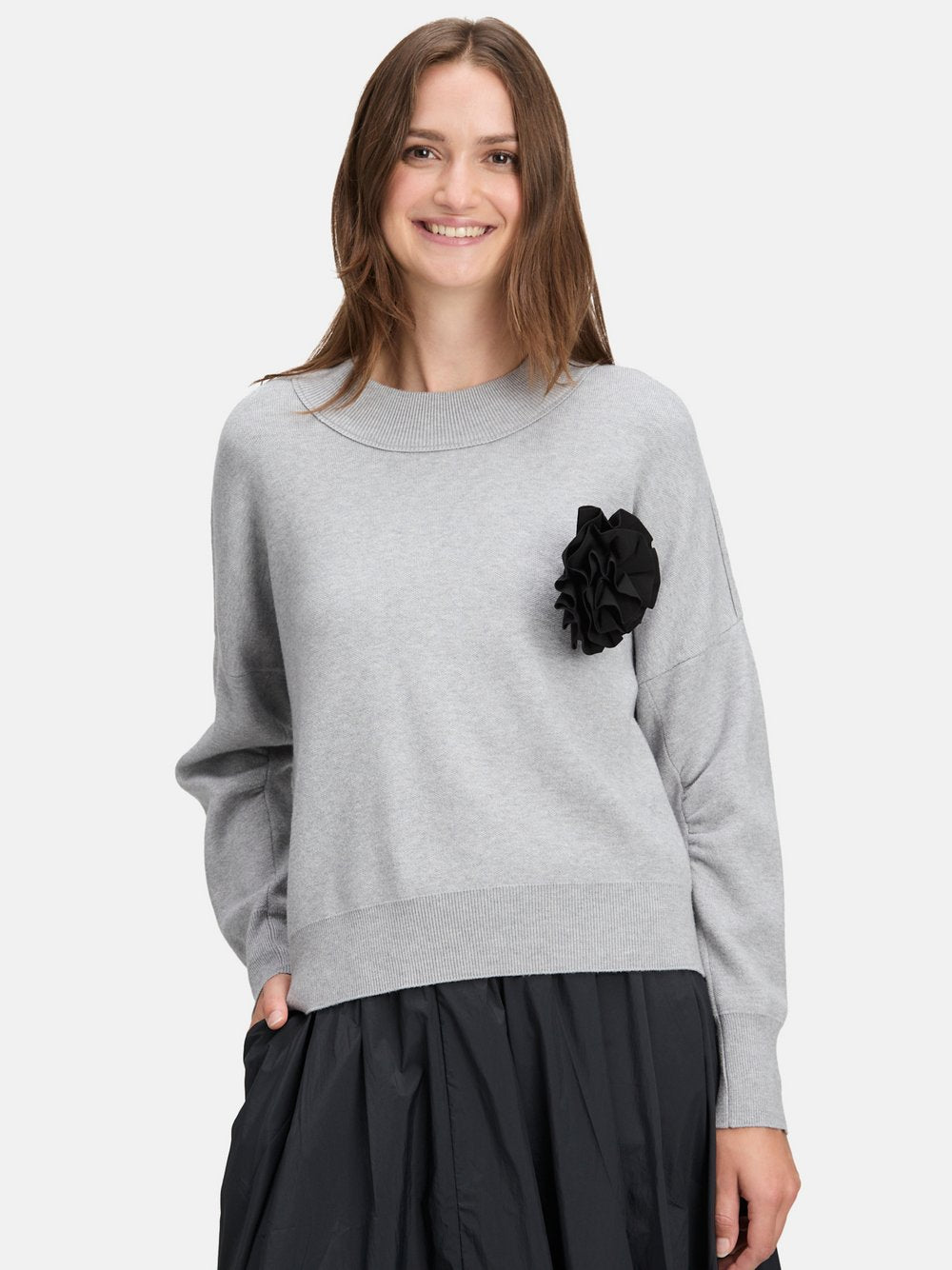 Cartoon Strickpullover Damen Viskose