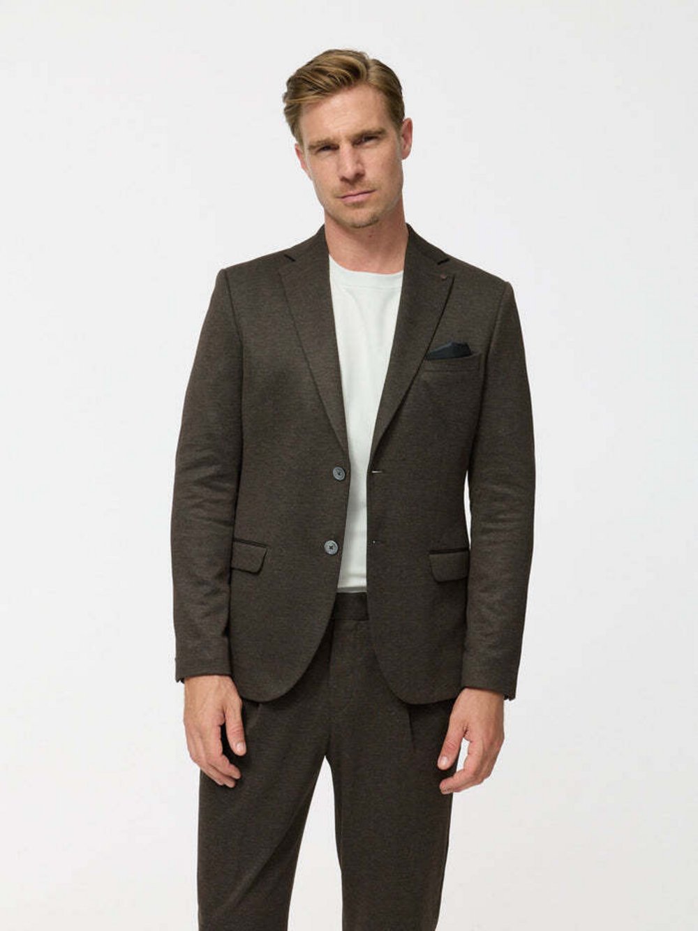 Zuitable Baukasten-Sakko -DiNick Herren Slim Fit Jersey