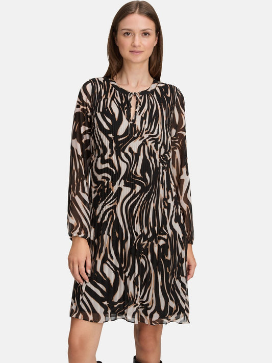 Betty & Co Plisseekleid Damen gemustert