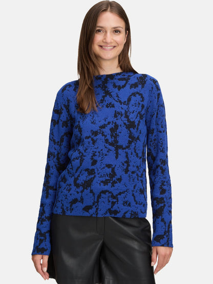 Betty & Co Strickpullover Damen Polyamid gemustert