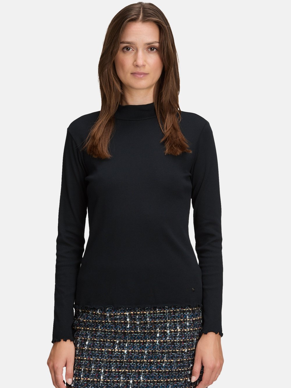 Betty & Co Langarm-Shirt Damen Baumwolle