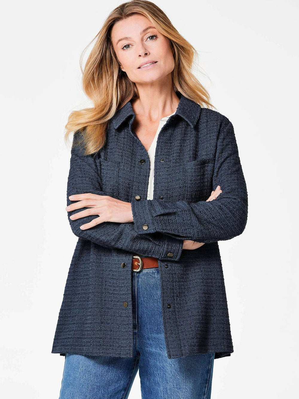 Goldner Hemdjacke Damen