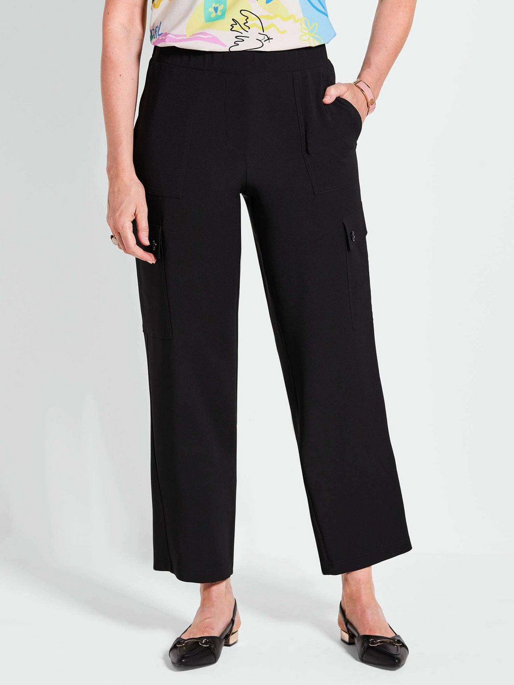 Goldner Cargohose Damen