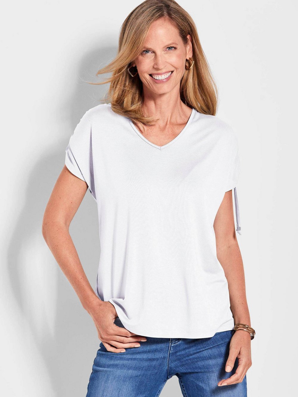 Goldner Shirt Damen Viskose