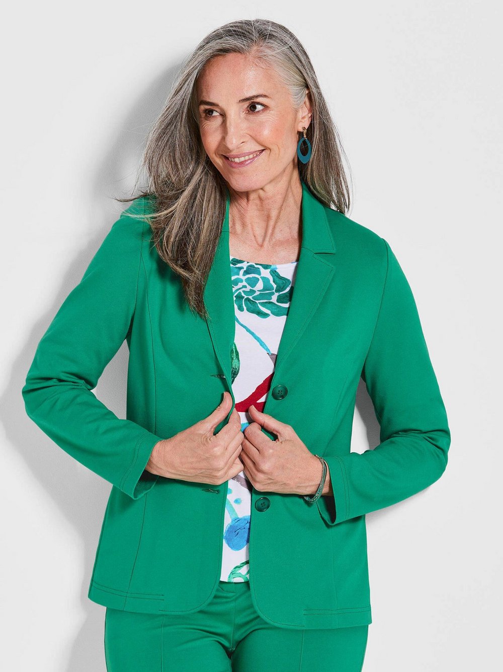 Goldner Blazer Damen Polyamid