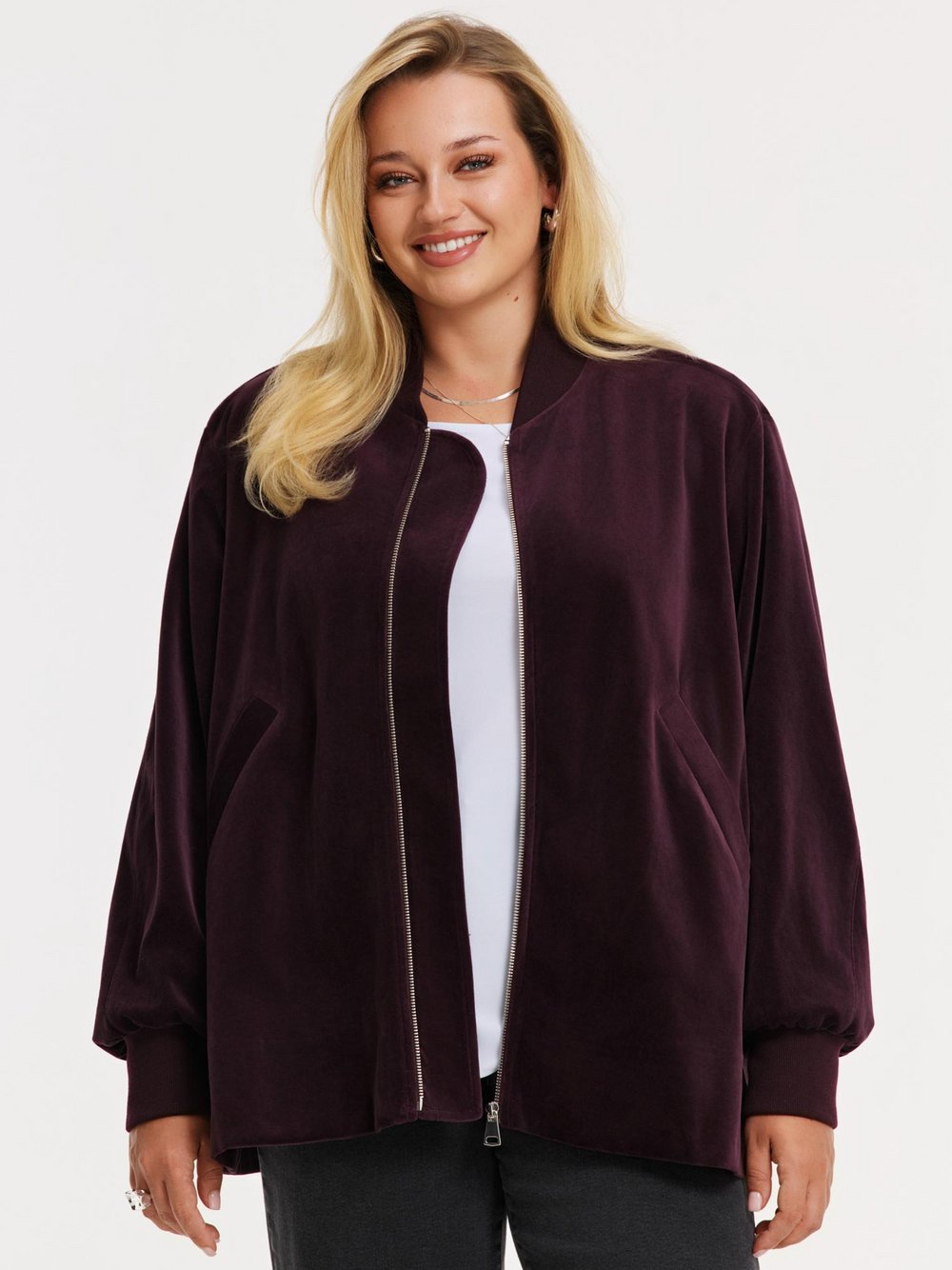 YOEK Jacke Damen Baumwolle bedruckt