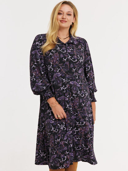 YOEK Kleid Damen bedruckt