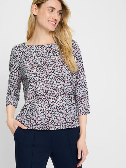 Olsen Shirt Damen Baumwolle bedruckt