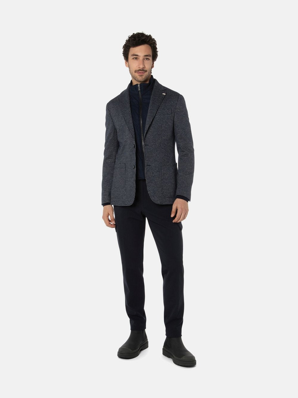 Benvenuto Sakko Herren Modern Fit Wolle