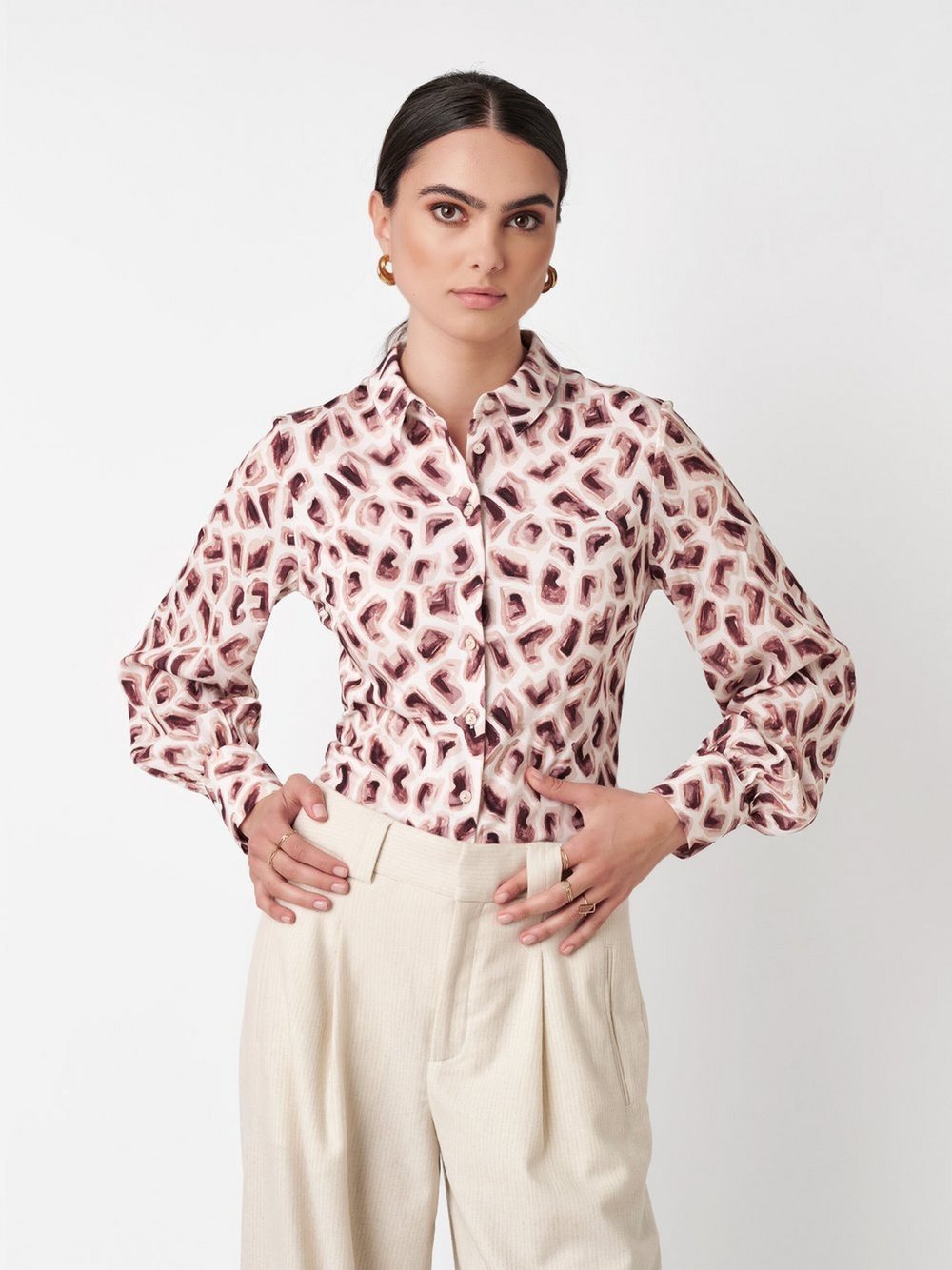 DESOTO Bluse Damen Baumwolle