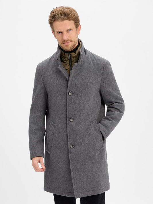 Digel Wollmantel Herren Wolle meliert