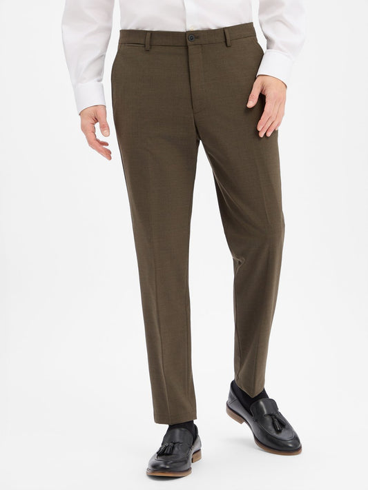 Benvenuto Baukasten-Anzughose Herren Slim Fit Wolle