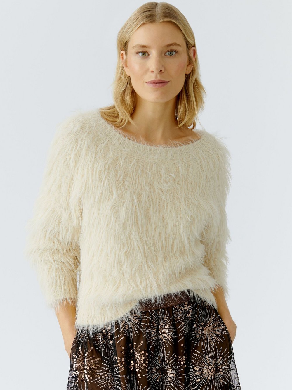 Oui Pullover Damen Polyamid