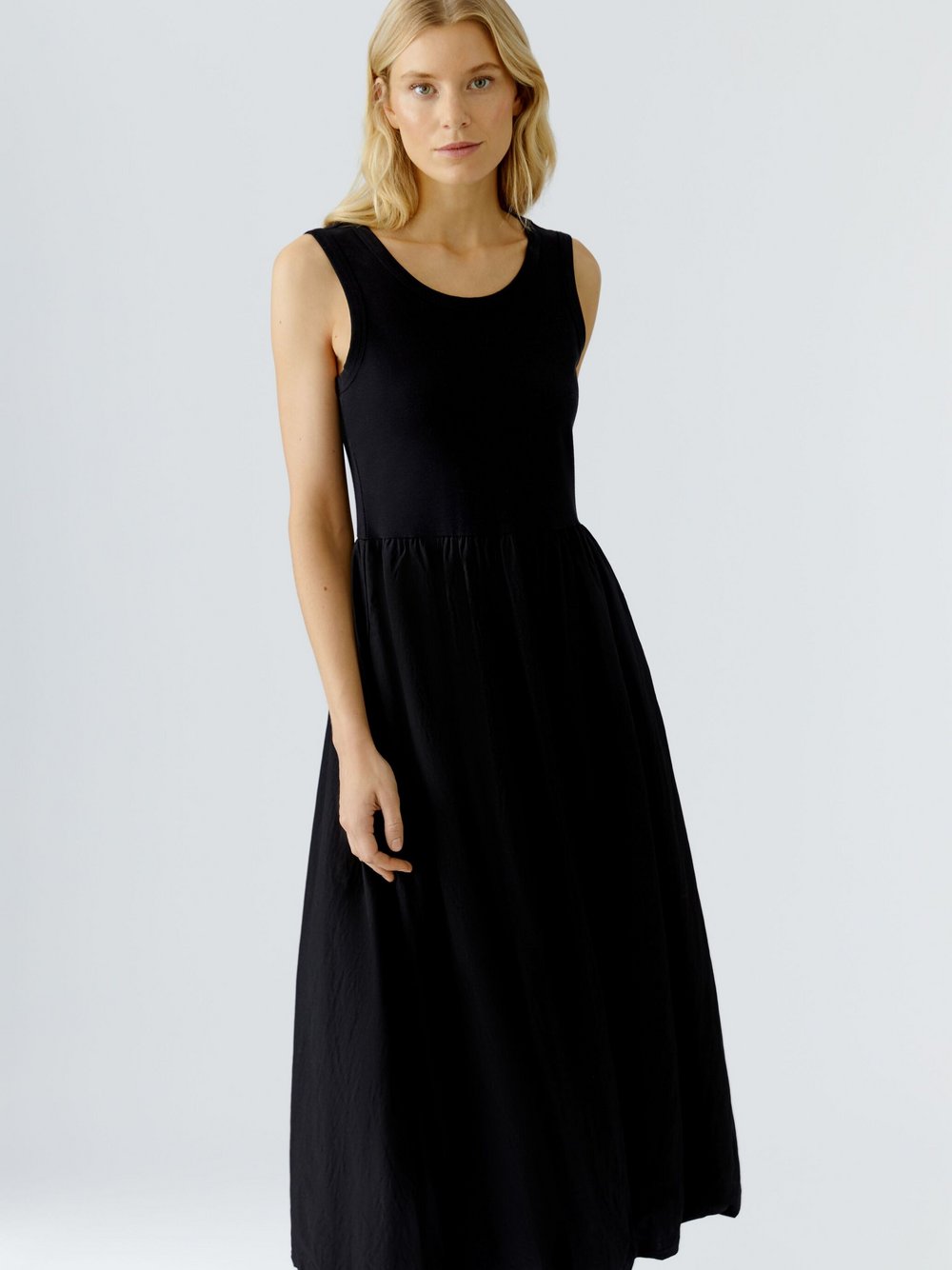 Oui Midikleid Damen Baumwolle