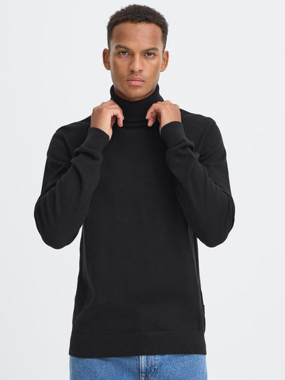 BLEND Rollkragenpullover Herren Baumwolle
