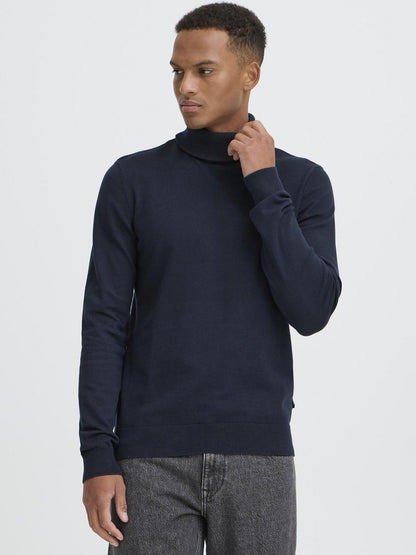 BLEND Rollkragenpullover Herren Baumwolle