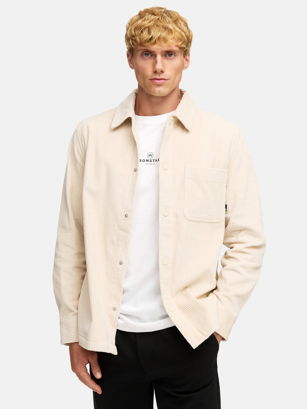 Kronstadt Hemd Langarm Herren Regular Fit Baumwolle