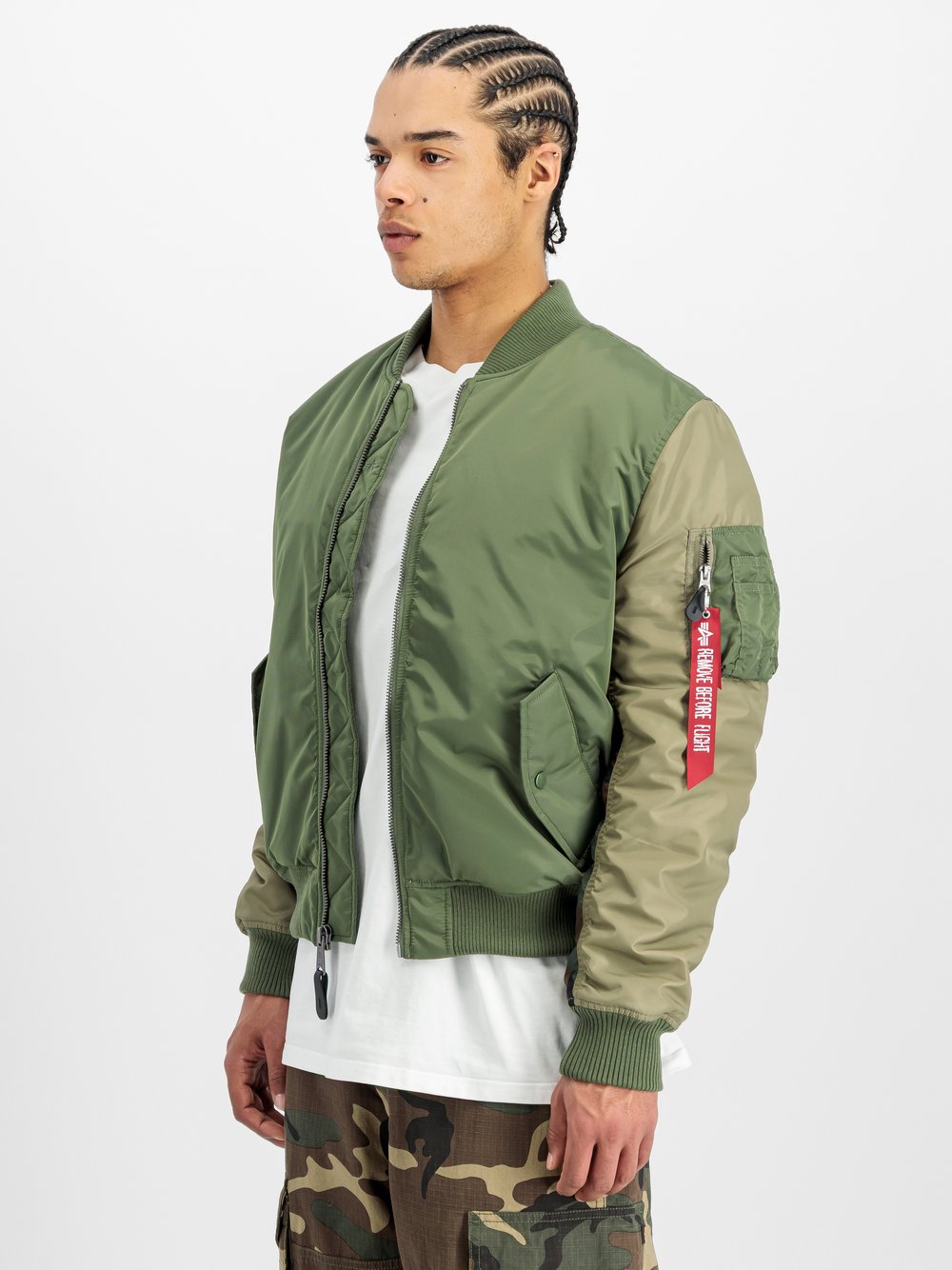Alpha Industries Bomberjacke Herren bedruckt