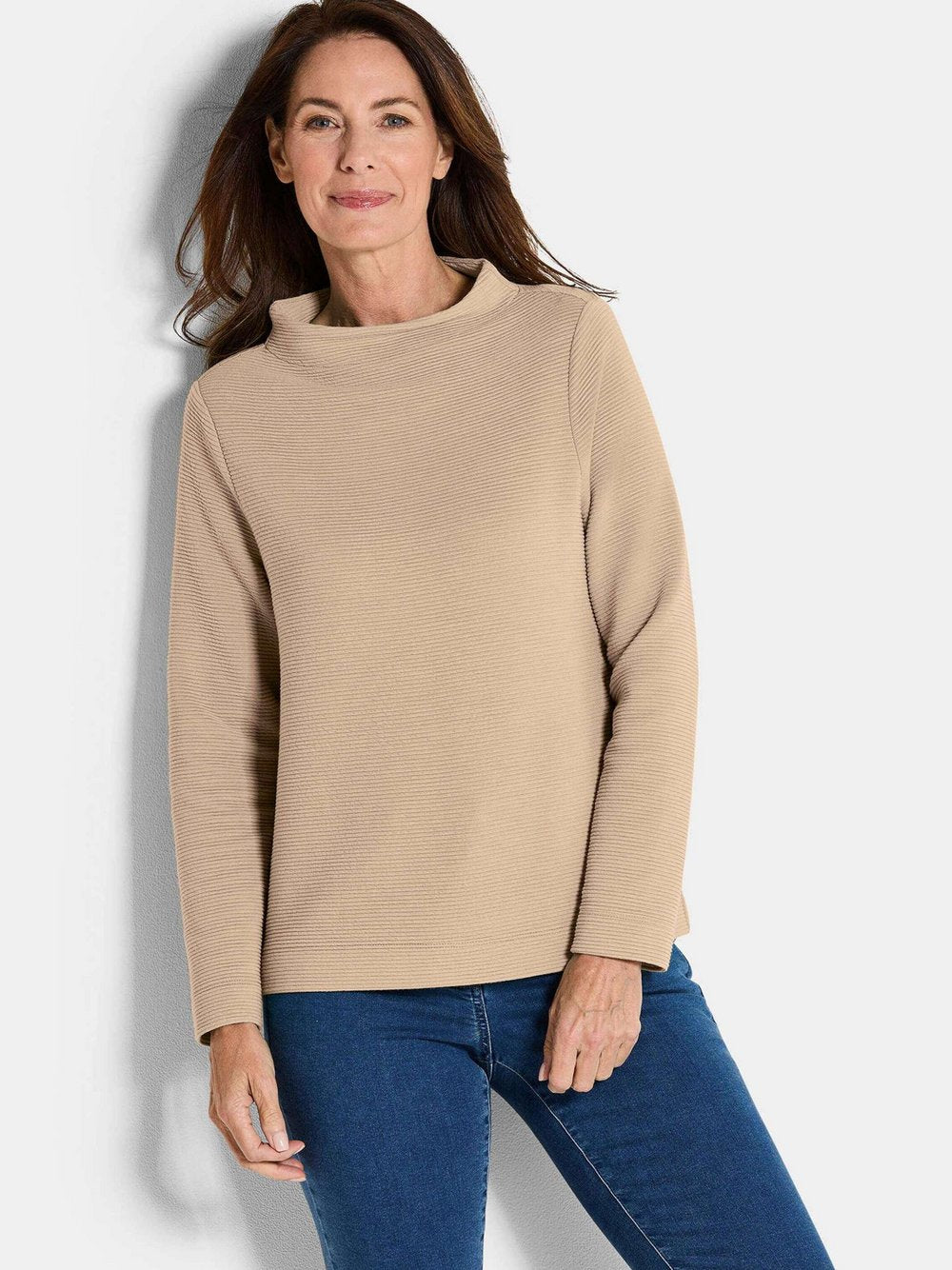 Goldner Sweatshirt Damen