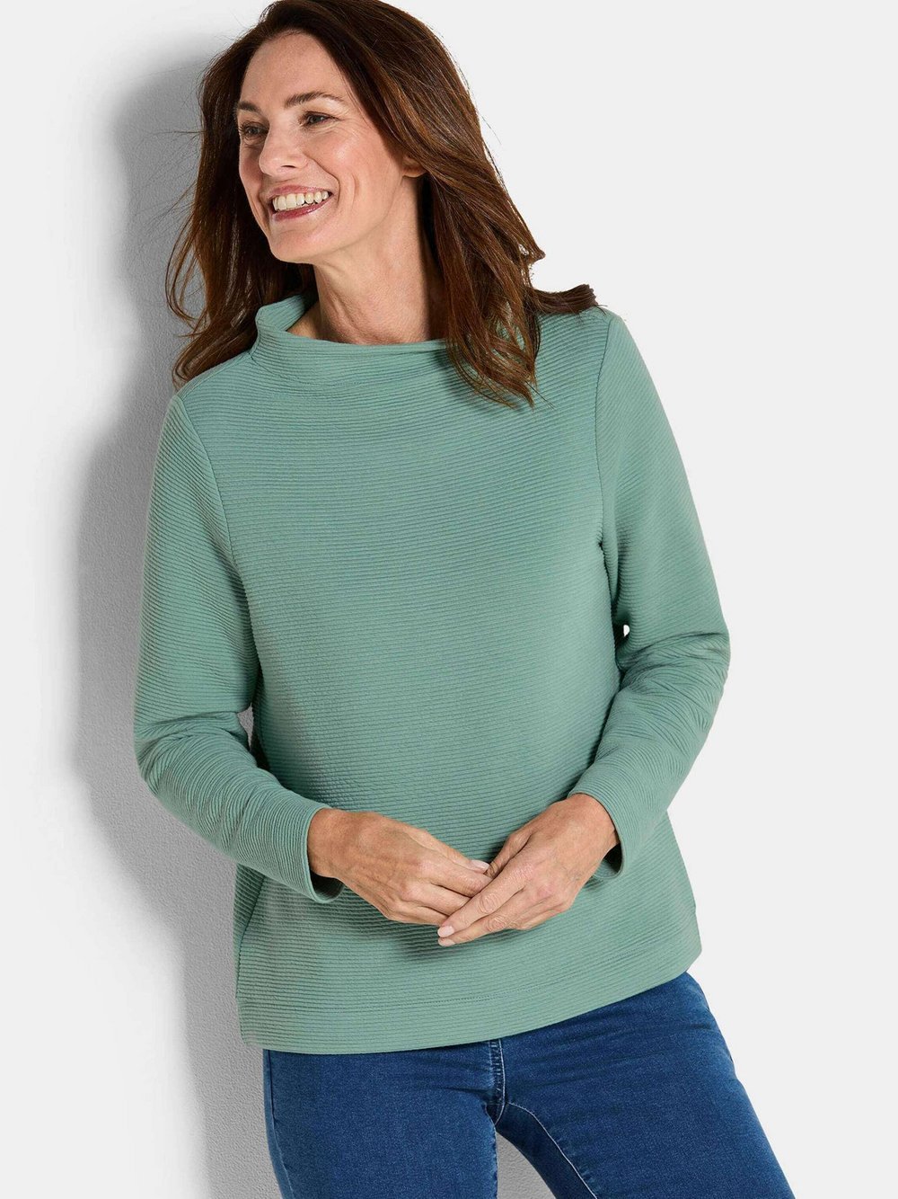 Goldner Sweatshirt Damen