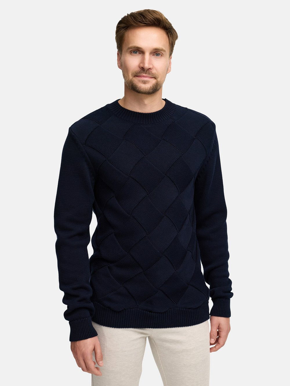 Jeff Strickpullover Herren Baumwolle