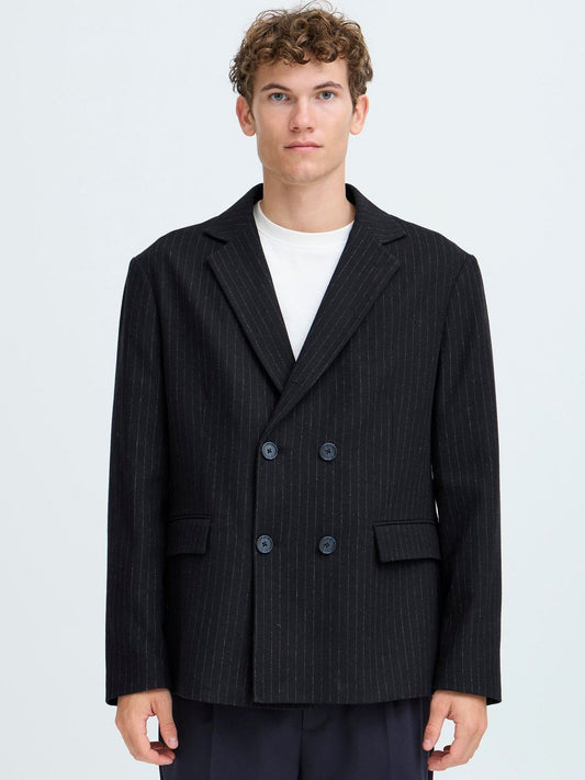 CASUAL FRIDAY Sakko Herren Comfort Fit gestreift