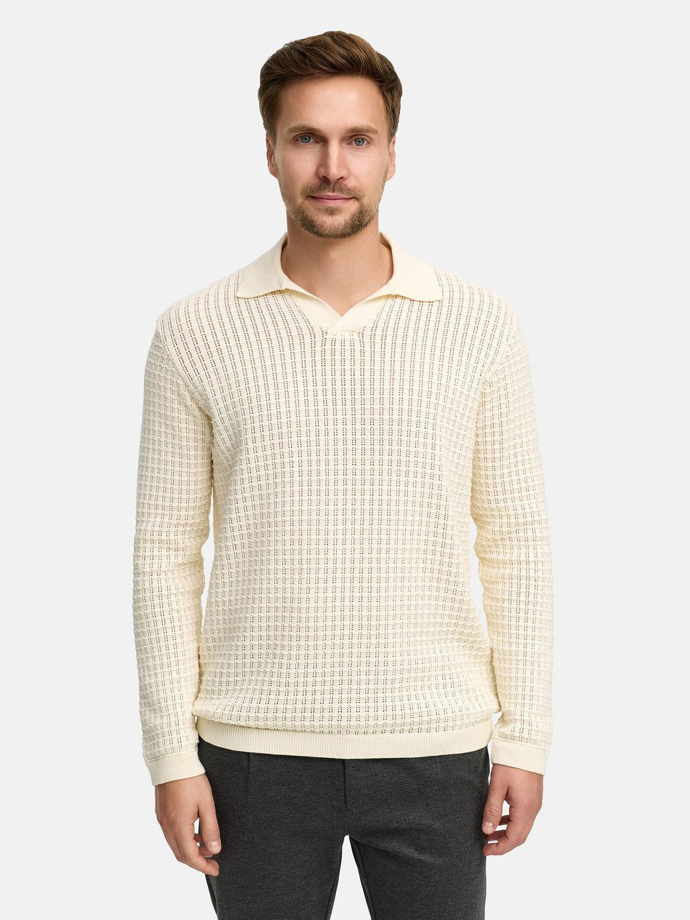 Jeff Strickpullover Herren Baumwolle