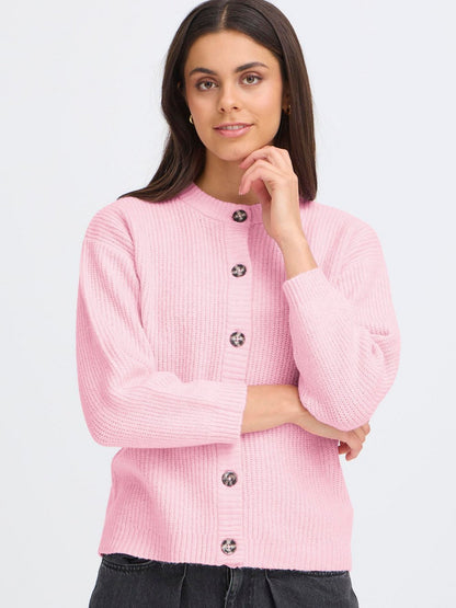 OXMO Strickjacke Damen meliert
