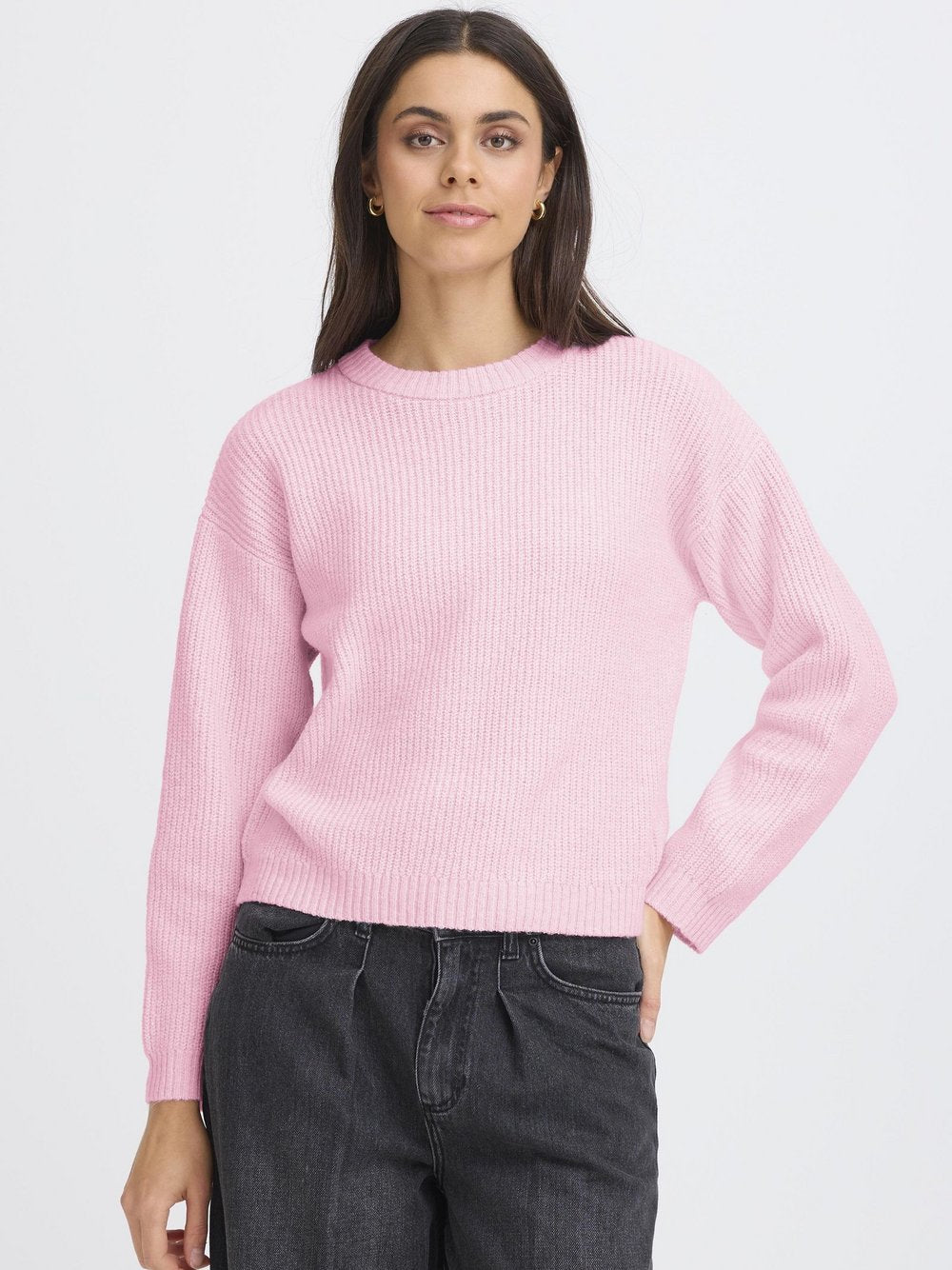 OXMO Strickpullover Damen gemustert