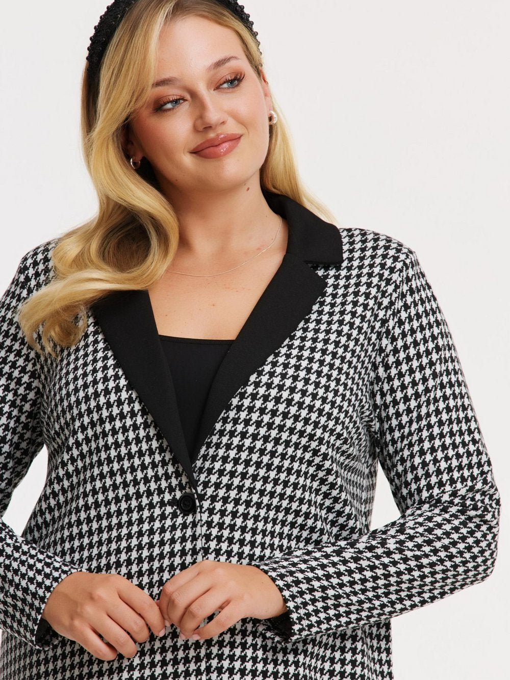 YOEK Blazer Damen gemustert