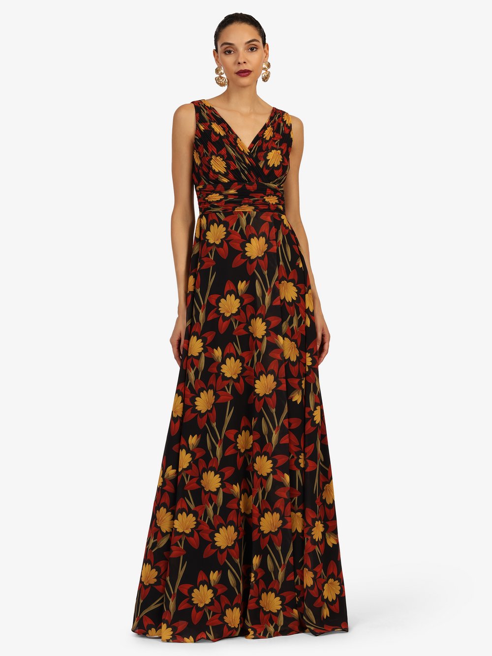 Kraimod Abendkleid Damen gemustert
